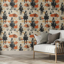Western Cowboy Wallpaper - Cowboys on Horseback | Luxury Peel and Stick Wallpaper Western Cowboy Wallpaper - Cowboys on Horseback | Luxury Peel and Stick Wallpaper