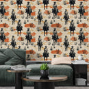 Western Cowboy Wallpaper - Cowboys on Horseback | Luxury Peel and Stick Wallpaper Western Cowboy Wallpaper - Cowboys on Horseback | Luxury Peel and Stick Wallpaper