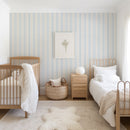 Nantucket Stripe Wallpaper - Classic Coastal Farmhouse Wallcovering Nantucket Stripe Wallpaper - Classic Coastal Farmhouse Wallcovering