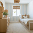 Nantucket Stripe Wallpaper - Classic Coastal Farmhouse Wallcovering Nantucket Stripe Wallpaper - Classic Coastal Farmhouse Wallcovering