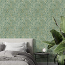 Art Deco Green and Gold Wallpaper Art Deco Green and Gold Wallpaper
