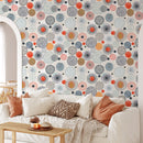 Abstract Doodle Circle Removable Wallpaper Abstract Doodle Circle Removable Wallpaper