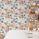 Abstract Doodle Circle Removable Wallpaper Abstract Doodle Circle Removable Wallpaper
