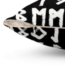 "Elder Futhark Runes" Throw Pillow "Elder Futhark Runes" Throw Pillow