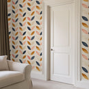 Boho Leaf Pattern Wallpaper Boho Leaf Pattern Wallpaper
