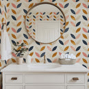 Boho Leaf Pattern Wallpaper Boho Leaf Pattern Wallpaper