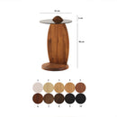 Solid Wood Glass Top Design Side Table - (W)14" (L)14" (H)21" Solid Wood Glass Top Design Side Table - (W)14" (L)14" (H)21"