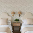 Boho Chic Neutral Floral Wallpaper Boho Chic Neutral Floral Wallpaper