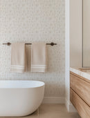 Boho Chic Neutral Floral Wallpaper Boho Chic Neutral Floral Wallpaper