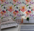 Watercolor Summer Flower Wallpaper Watercolor Summer Flower Wallpaper