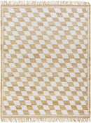 Tiria Diamond Checkered Jute Tasseled Rug Tiria Diamond Checkered Jute Tasseled Rug