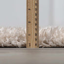 Siari Solid Oatmeal Shag Rug Siari Solid Oatmeal Shag Rug