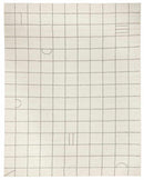 Tieve Black & White Grid Wool Rug Tieve Black & White Grid Wool Rug