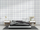 Minimalist Blue and White Plaid Wallpaper Minimalist Blue and White Plaid Wallpaper