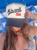 All is Well - Navy Vintage Trucker Hat All is Well - Navy Vintage Trucker Hat