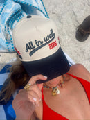 All is Well - Navy Vintage Trucker Hat All is Well - Navy Vintage Trucker Hat
