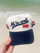 All is Well - Navy Vintage Trucker Hat All is Well - Navy Vintage Trucker Hat