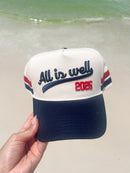 All is Well - Navy Vintage Trucker Hat All is Well - Navy Vintage Trucker Hat