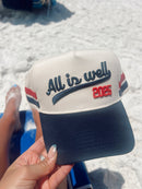 All is Well - Navy Vintage Trucker Hat All is Well - Navy Vintage Trucker Hat