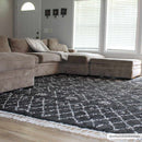 Thetford Black Berber Shag Rug - Clearance Thetford Black Berber Shag Rug - Clearance