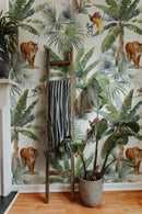 Tigers Pattern Print Peel and Stick Wallpaper Tigers Pattern Print Peel and Stick Wallpaper