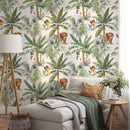 Tiger Wallpaper Peel and Stick - Tropical Palm Tree Wallpaper Tiger Wallpaper Peel and Stick - Tropical Palm Tree Wallpaper