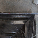 Toros Black Marble Hand-carved Fireplace Mantel Polished (L)49" (H)69" Toros Black Marble Hand-carved Fireplace Mantel Polished (L)49" (H)69"