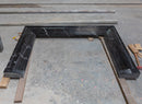 Toros Black Marble Hand-carved Fireplace Mantel Polished (L)49" (H)69" Toros Black Marble Hand-carved Fireplace Mantel Polished (L)49" (H)69"