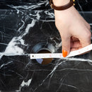 Toros Black Marble Rectangular Wall-mount Bathroom Sink (W)12" (L)18" (H)7" Toros Black Marble Rectangular Wall-mount Bathroom Sink (W)12" (L)18" (H)7"