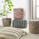 Bellingen Gray Handwoven Textured Pouf Bellingen Gray Handwoven Textured Pouf