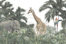 Jungle Mural Wallpaper - Lifelike Animals & Lush Foliage Jungle Mural Wallpaper - Lifelike Animals & Lush Foliage