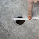 Tundra Gray Marble Rectangular Wall-mount Bathroom Sink (W)12" (L)18" (H)7" Tundra Gray Marble Rectangular Wall-mount Bathroom Sink (W)12" (L)18" (H)7"