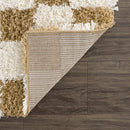 Atira Mustard Checkered Area Rug Atira Mustard Checkered Area Rug