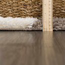 Atira Brown Checkered Area Rug Atira Brown Checkered Area Rug