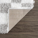 Atira Gray Checkered Area Rug Atira Gray Checkered Area Rug