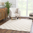 Atira Light Brown Checkered Area Rug Atira Light Brown Checkered Area Rug
