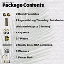 Unlacquered Brass Kitchen Faucet - 8" Bridge Faucet Unlacquered Brass Kitchen Faucet - 8" Bridge Faucet