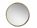 Gold Brass Circle Mirror - Unlacquered Brass Mirror Gold Brass Circle Mirror - Unlacquered Brass Mirror