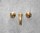 Unlacquered Brass Bathroom Faucet With Rough in Valve Unlacquered Brass Bathroom Faucet With Rough in Valve