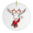 Winter Goat Christmas Ornament Winter Goat Christmas Ornament