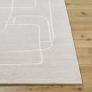 Vatsa Gray Abstract Area Rug Vatsa Gray Abstract Area Rug