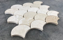 Vanilla Beige Marble Laguna on 12" x 12" Mesh Mosaic Tile Vanilla Beige Marble Laguna on 12" x 12" Mesh Mosaic Tile