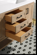 Venice 72" Bathroom Vanity Oak Gray Finish Venice 72" Bathroom Vanity Oak Gray Finish