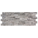 Ventana Gray Ledger 3D Panel 6"x24" Multi Surface Natural Marble Wall Tile Ventana Gray Ledger 3D Panel 6"x24" Multi Surface Natural Marble Wall Tile