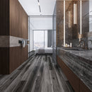 Venustas SPC EIR 7"x60" Vinyl Flooring 7mm - Deep Coal Venustas SPC EIR 7"x60" Vinyl Flooring 7mm - Deep Coal