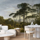 Green Forest Wall Mural - Italian Landscape with Umbrella Pines Green Forest Wall Mural - Italian Landscape with Umbrella Pines