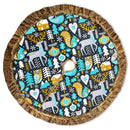 Woodland Animal Scandinavian Folk Christmas Tree Skirt Woodland Animal Scandinavian Folk Christmas Tree Skirt