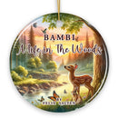 A Life in the Woods by Felix Salten Ornament, Bambi's Journey Christmas Keepsake A Life in the Woods by Felix Salten Ornament, Bambi's Journey Christmas Keepsake