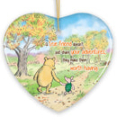 A True Friend Makes Adventures Worthwhile Ornament, Pooh Bear's Heartwarming Quote Christmas Keepsake A True Friend Makes Adventures Worthwhile Ornament, Pooh Bear's Heartwarming Quote Christmas Keepsake