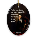 Abraham Lincoln Motivational Life Quote Ornament, Inspirational Gift Abraham Lincoln Motivational Life Quote Ornament, Inspirational Gift